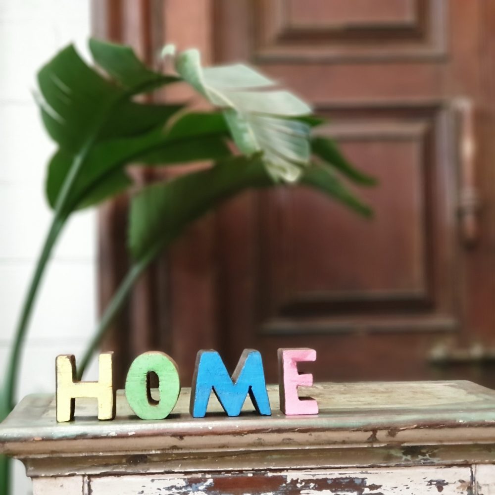 Letras abecedario de madera 3D - Casa Azul