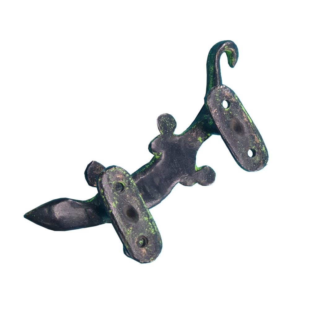 Tirador lagarto en bronce - Casa Azul