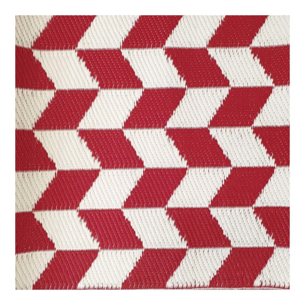 1-VI-PO-RU-alfombra-plastico-exterior-blanco-rojo-dibujo-geometrico-rombos