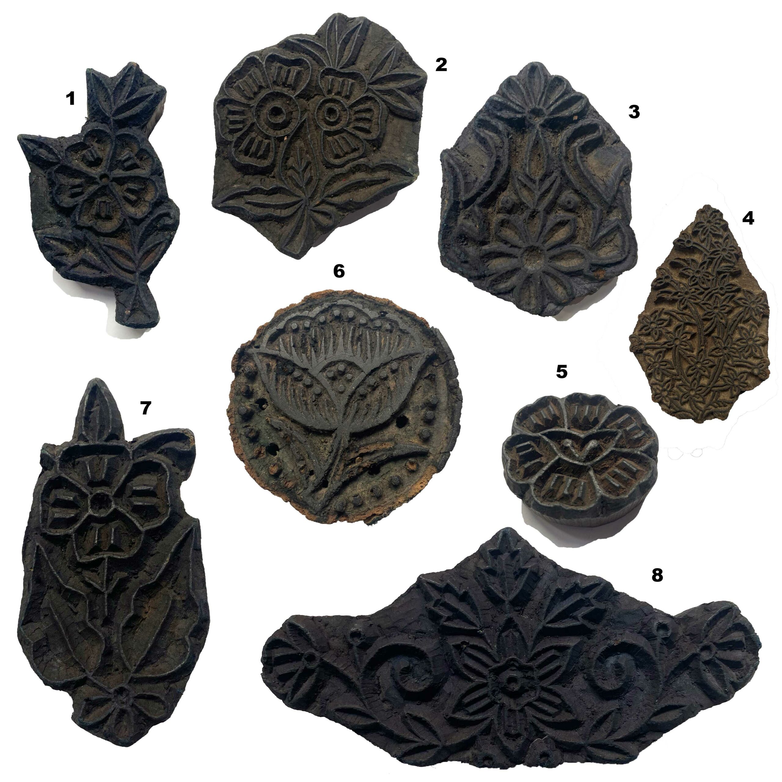 Sellos antiguos motivo flor Sellos antiguos motivo flor