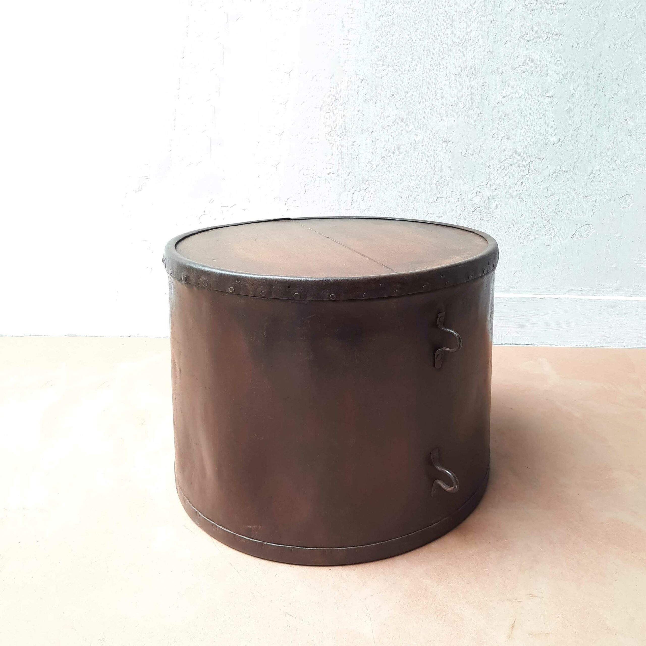 Mesa tambor Mesa redonda de café