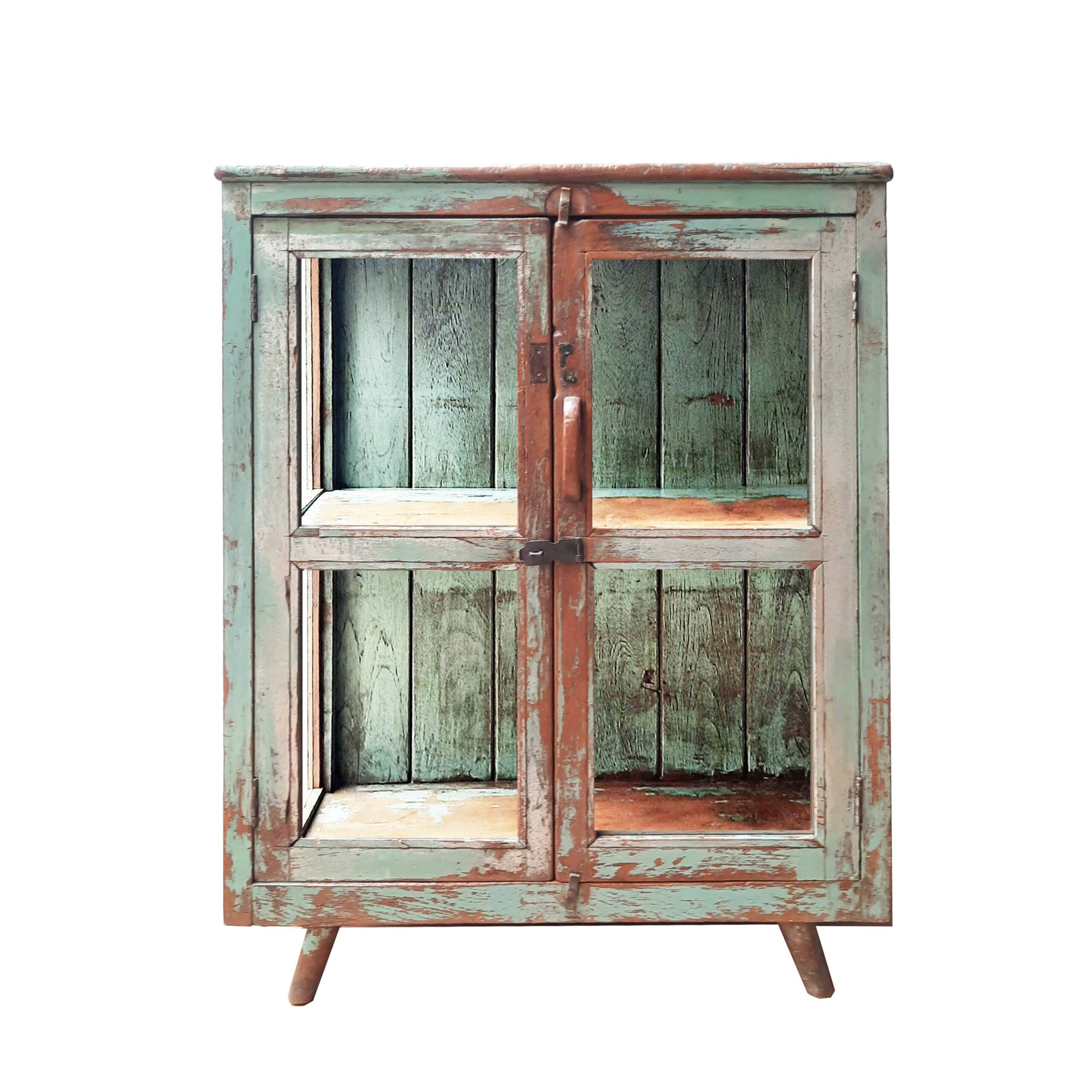 vitrina-casa-azul-Dipali-8-JO-WG-AL-S1-77X36X95 Vitrina vintage de color verde