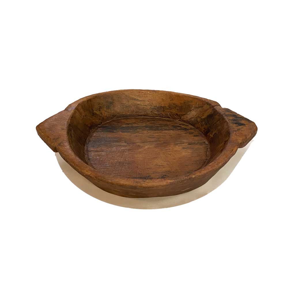 cuenco de madera antiguo