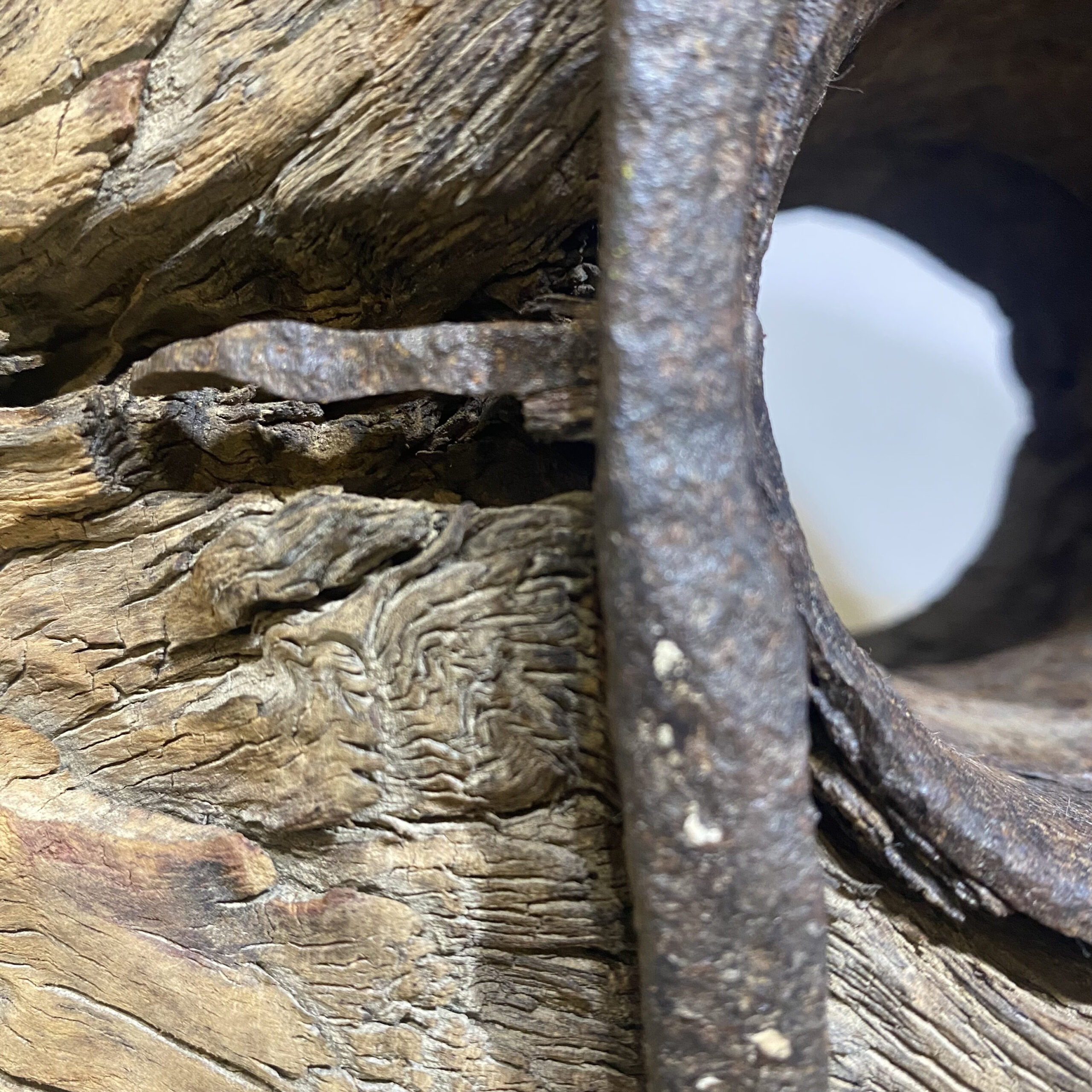 Antigua polea de pozo Antigua polea de pozo