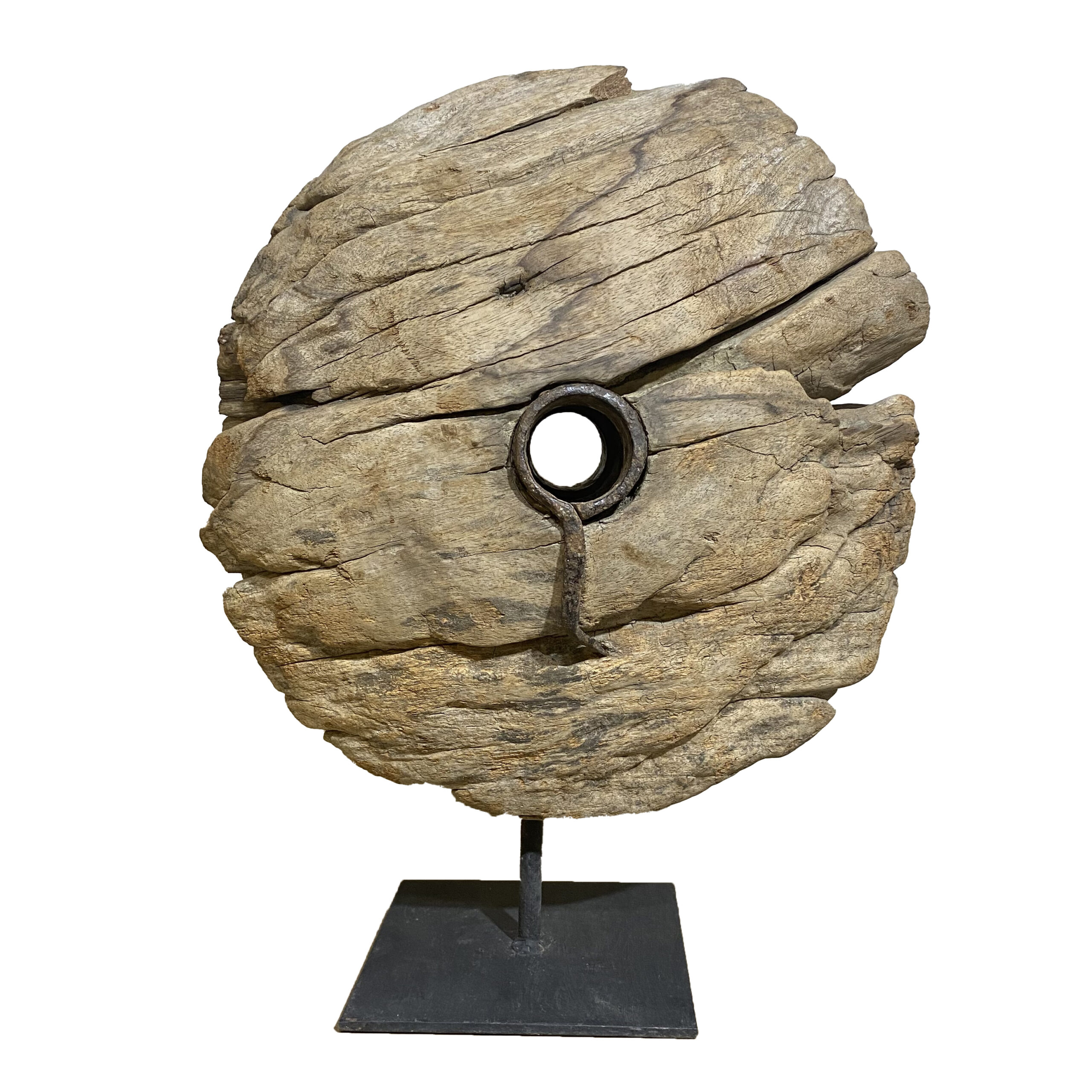 Antigua polea de pozo L de Casa Azul