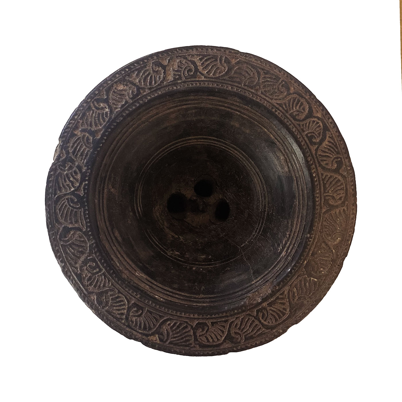 esparcidor-semillas-casa-azul-superior parte superior de un esparcidor de semillas