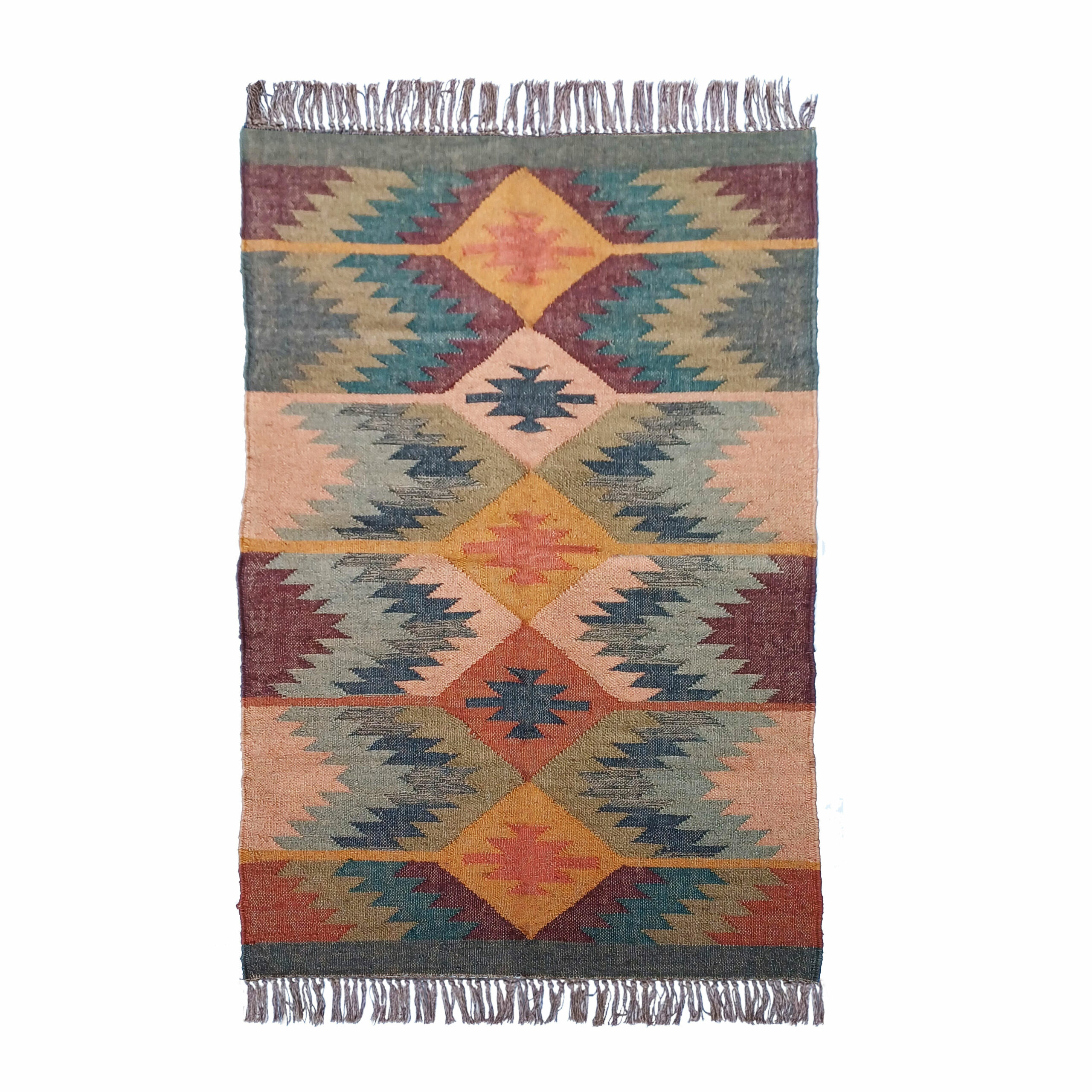 Kilims de lana 159 x 90 cm Kilim de colores suaves