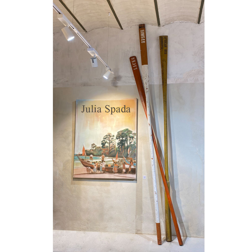 Remos vintage Remos vintage y cuadro de Julia Spada