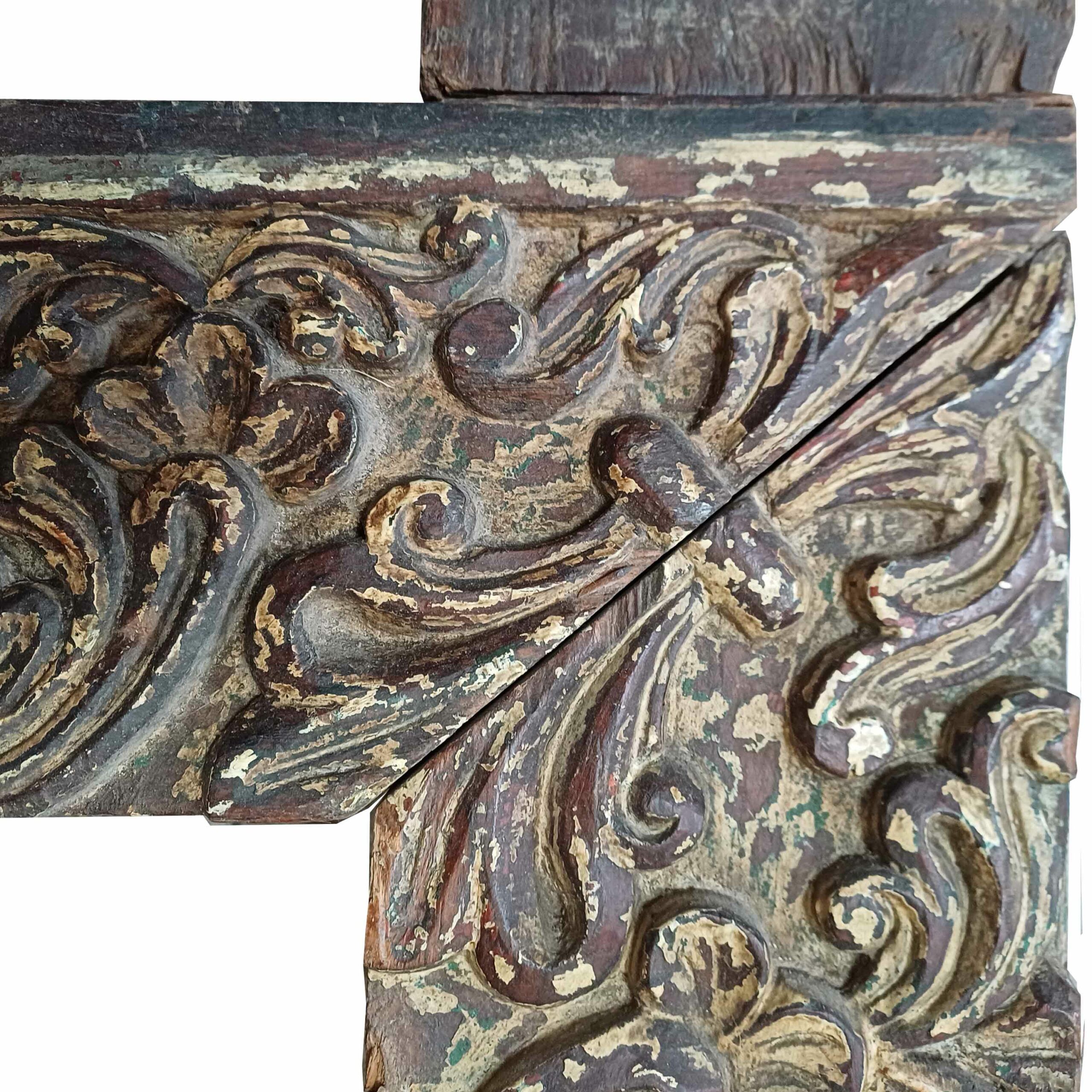 Detalle de un marco de entrada, antiguo