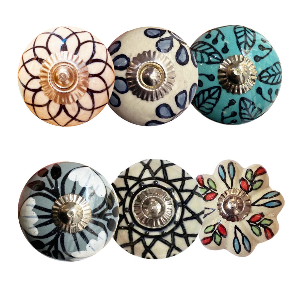 Pomos cerámica fantasía