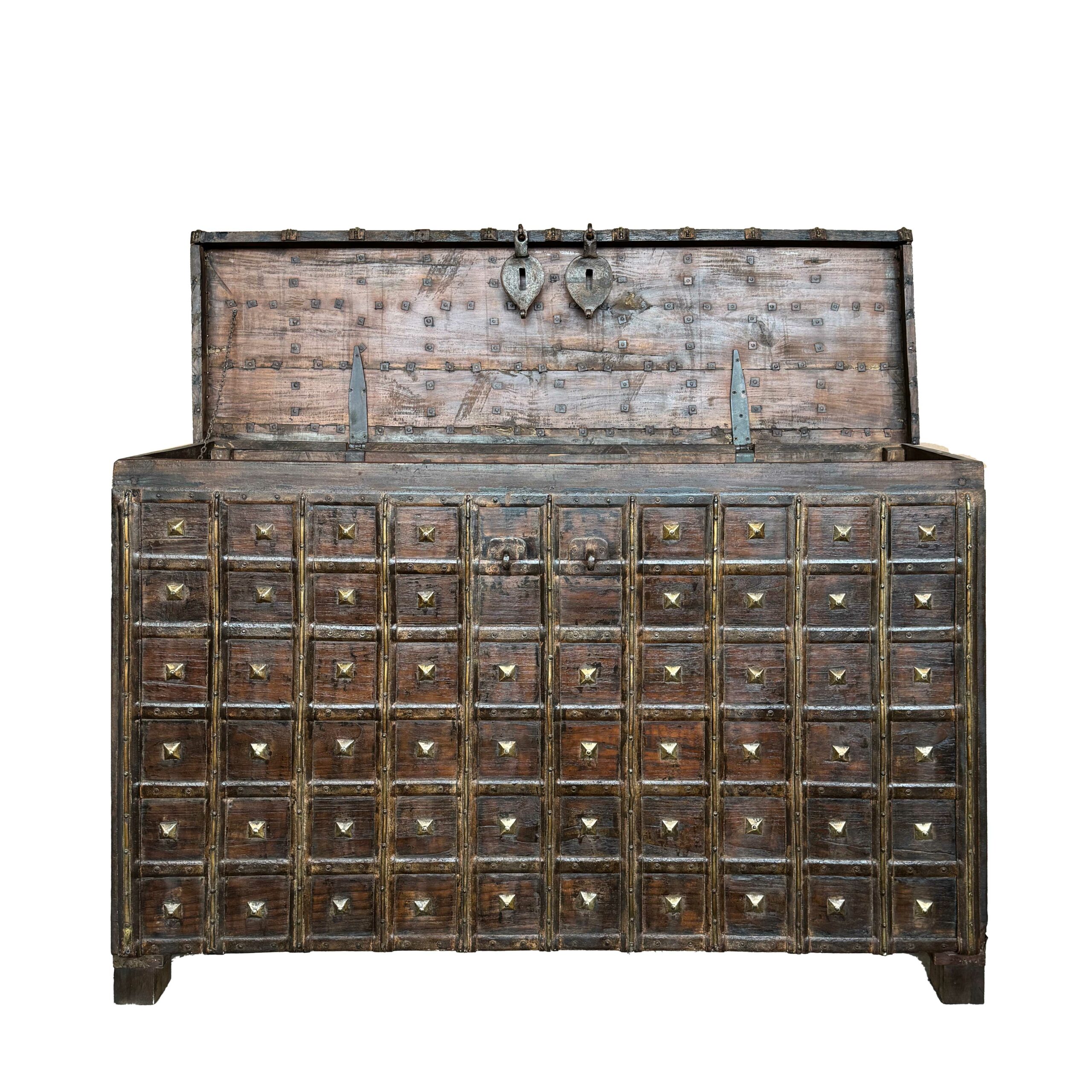 Consola baúl Sabase Consola baúl Sabase abierta