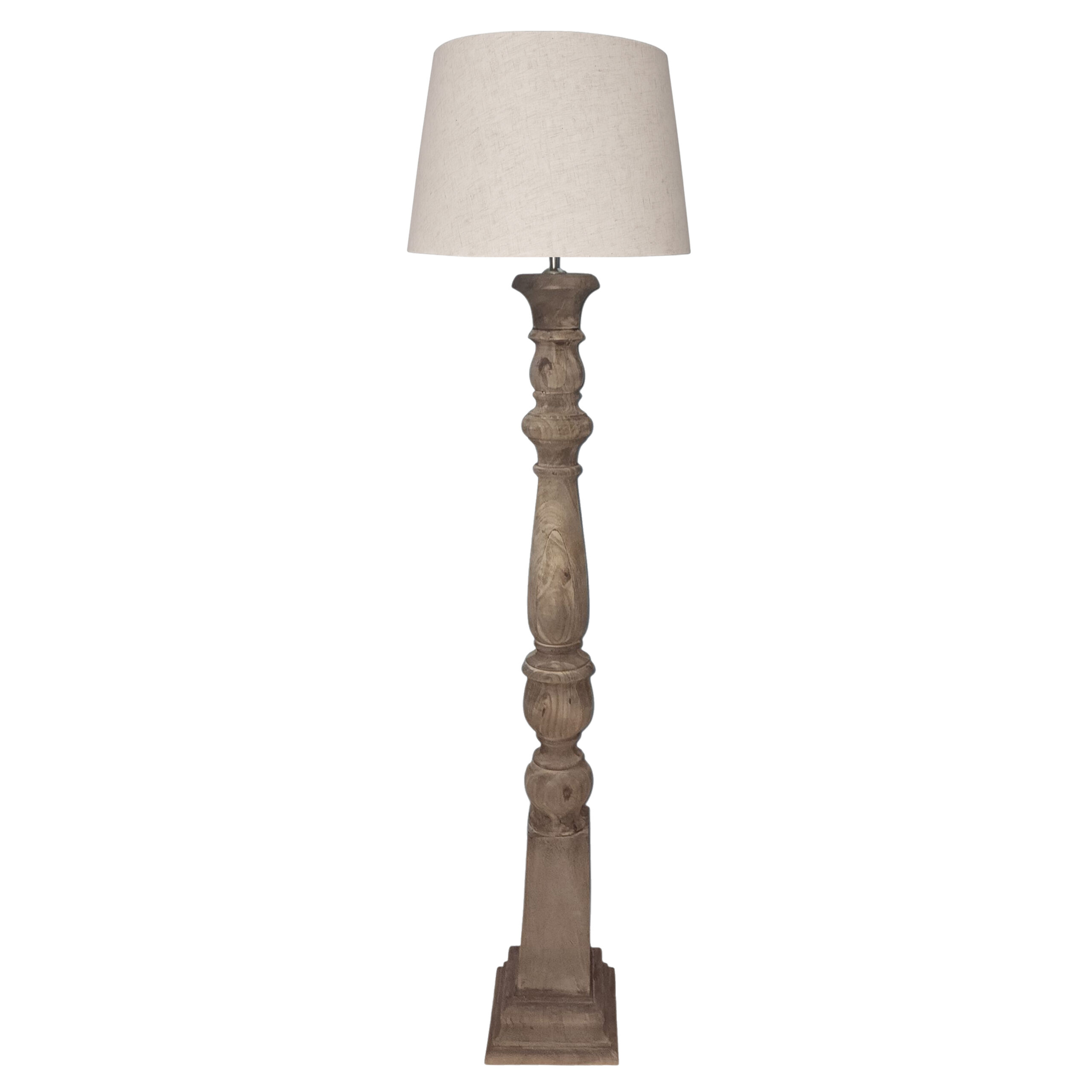 Lámpara Bent en madera color gris