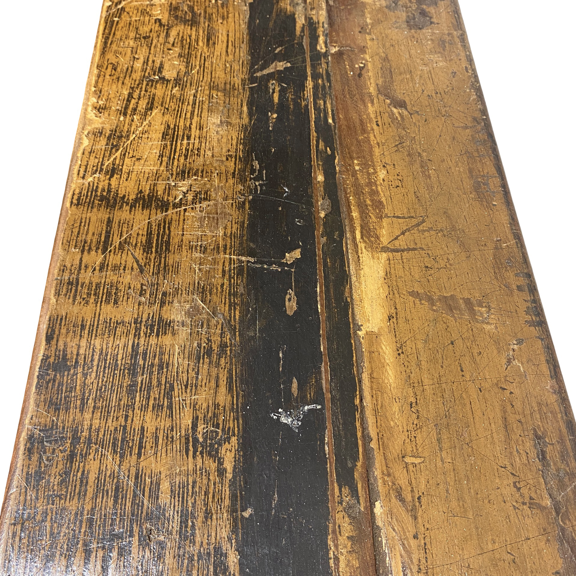 Detalle de madera vintage de la Consola Geroo de Casa Azul